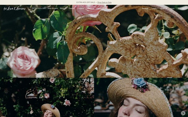 Screenshot of forloveandlemons.com