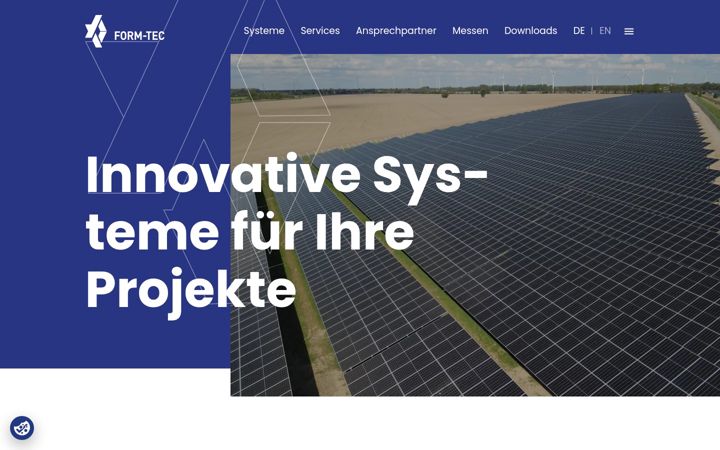 Screenshot of form-tec.de