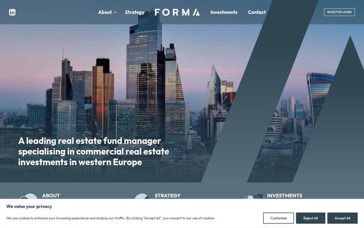 Screenshot of forma-fund.com