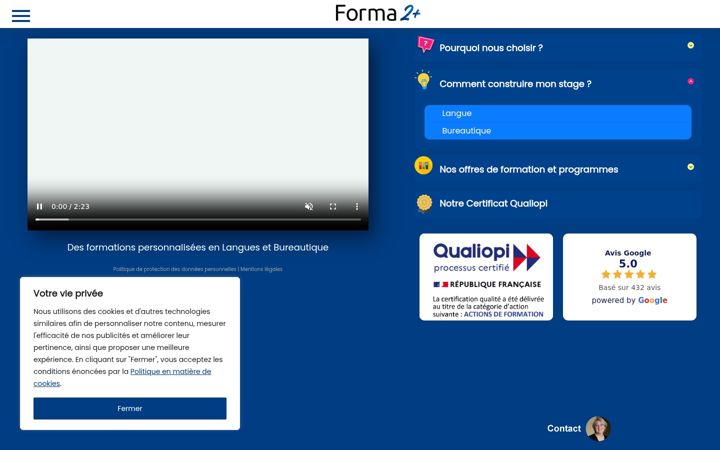 Screenshot of forma2plus.com