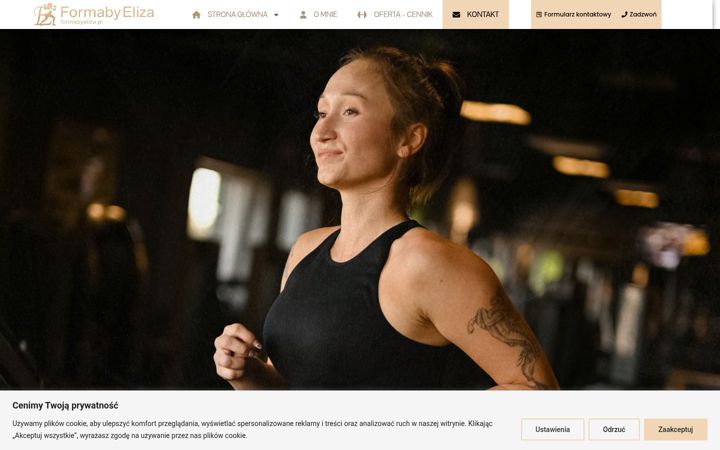 Screenshot of formabyeliza.pl