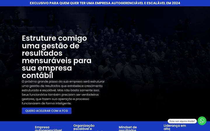 Screenshot of formacaocontadorgestor.com.br