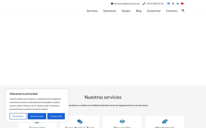 Screenshot of formaccio.net