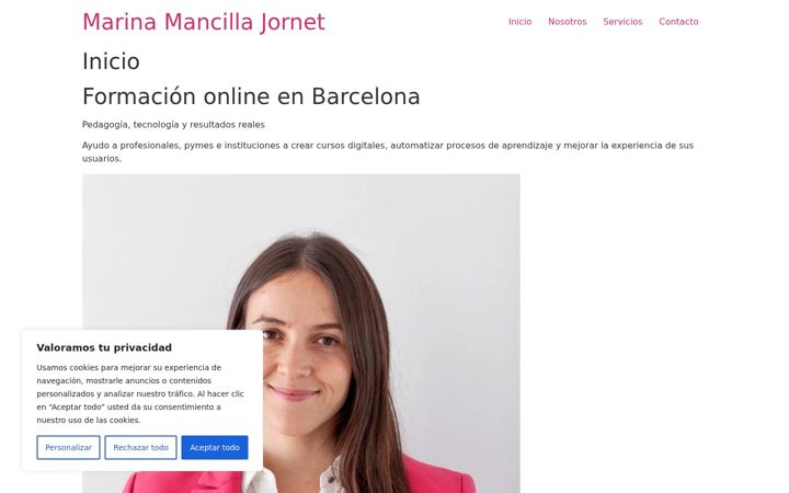 Screenshot of formacion-marina.es