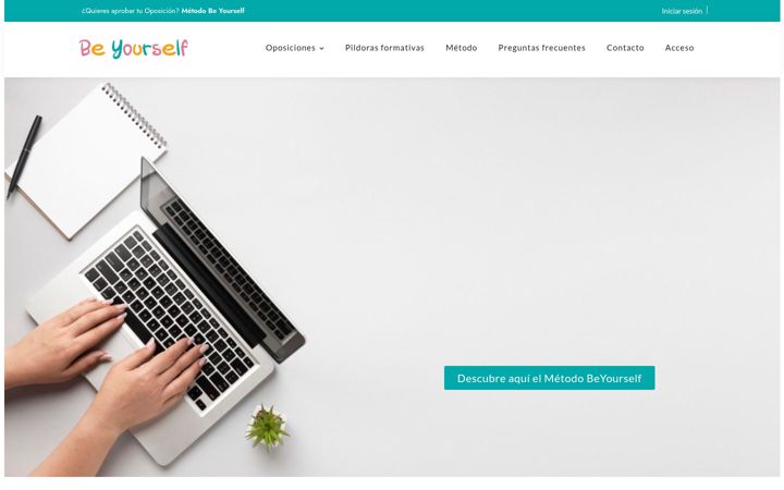 Screenshot of formacionbeyourself.es