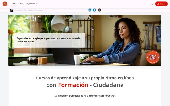 Screenshot di formacionciudadana.com