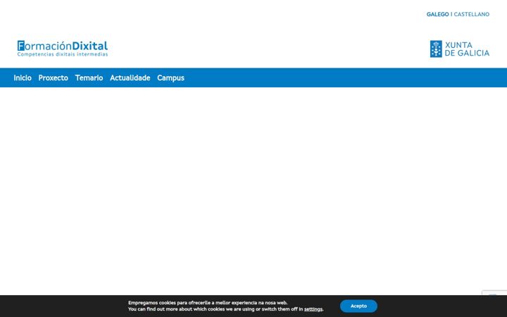 Screenshot of formaciondixital.gal