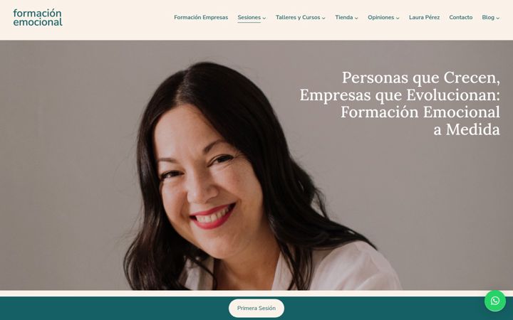 Screenshot of formacionemocional.com
