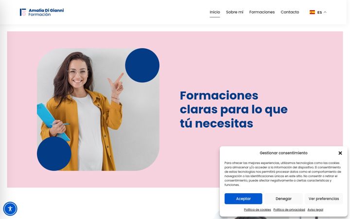 Screenshot of formacionesamaliadigianni.es