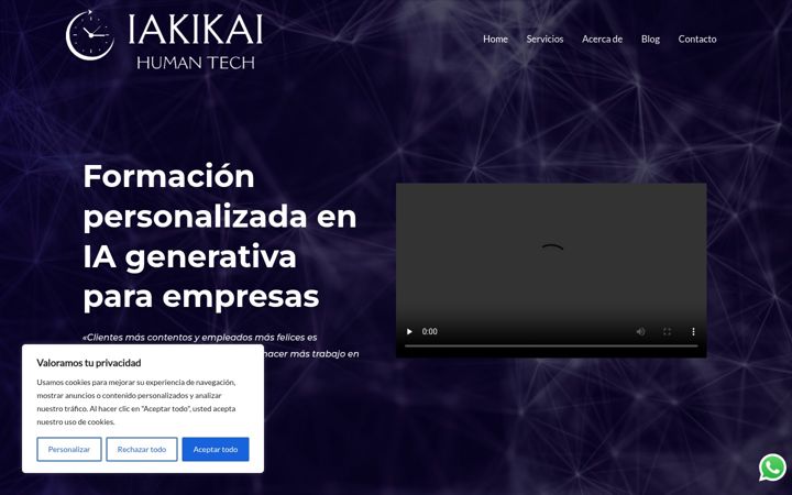 Screenshot of formacionesia.es