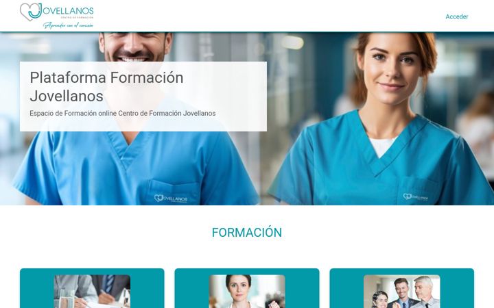 Screenshot of formacionjovellanos.es