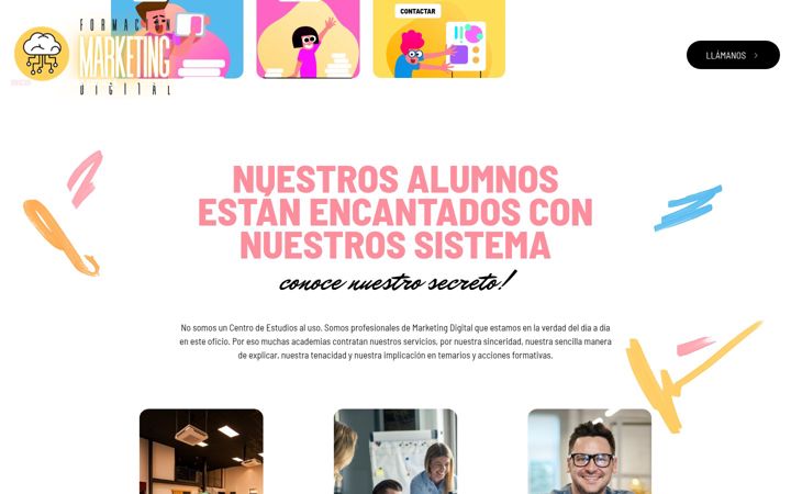 Snímek obrazovky formacionmarketingdigital.es