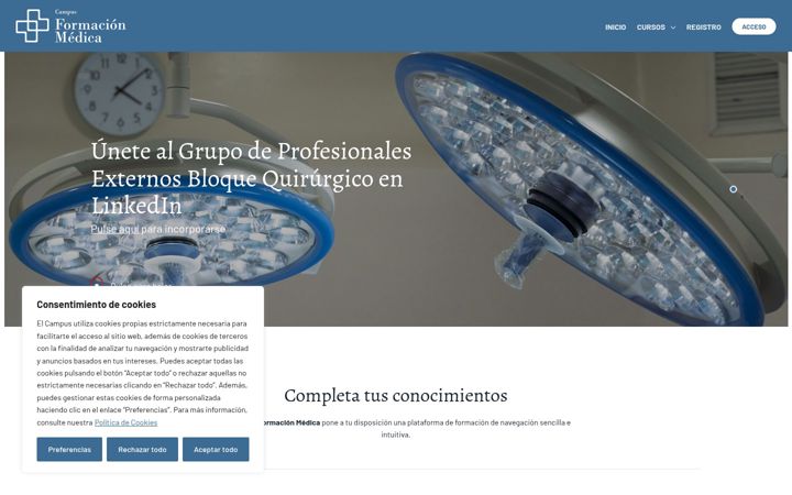 Screenshot of formacionmedica.com