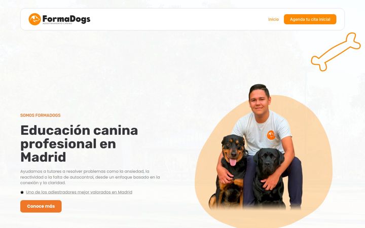 Screenshot of formadogs.es
