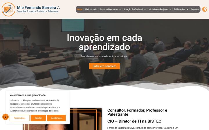 Ekrano kopija formador.com.pt