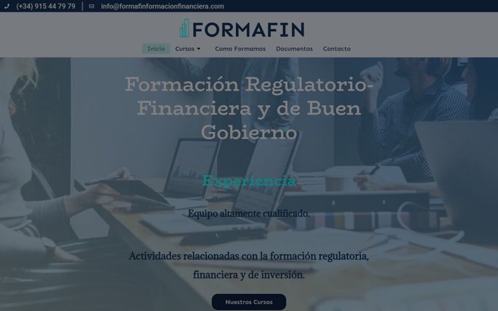 Screenshot of formafinformacionfinanciera.com