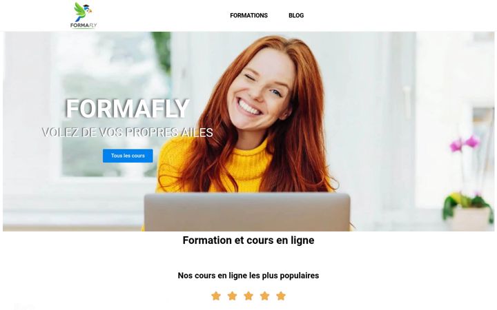 Screenshot of formafly.co
