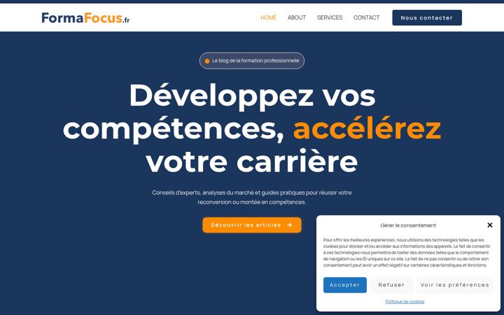 Screenshot of formafocus.fr