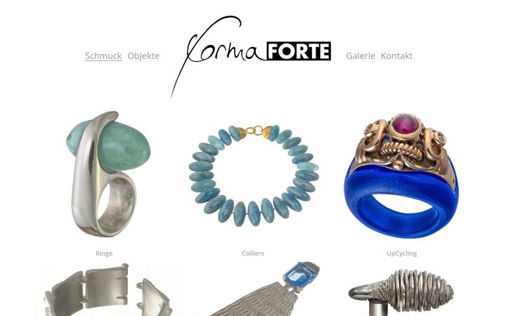 Screenshot of formaforte.ch
