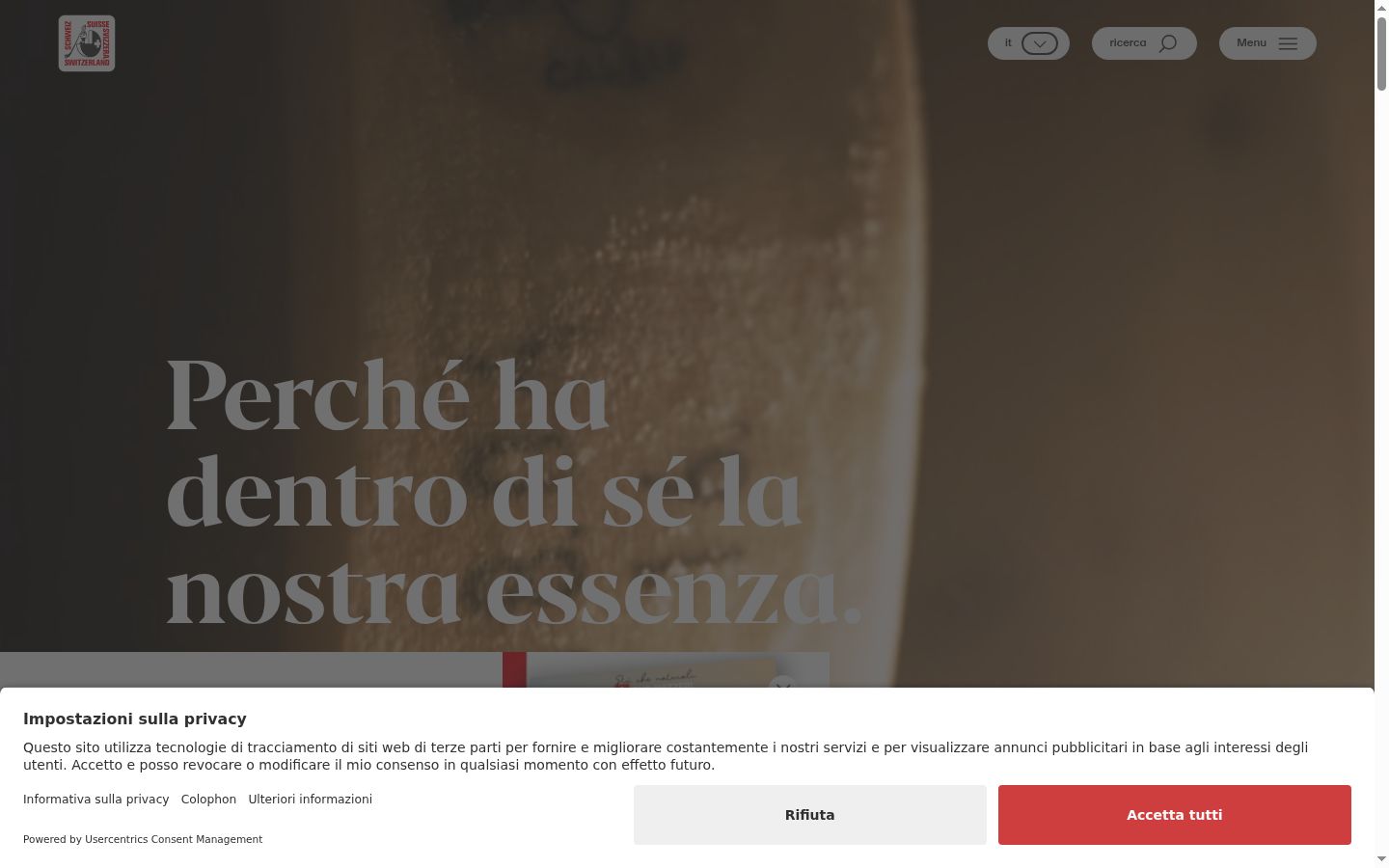 Screenshot tal-banner tal-kunsens muri qabel kwalunkwe interazzjoni