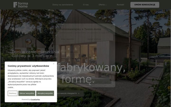 Screenshot of formahome.pl