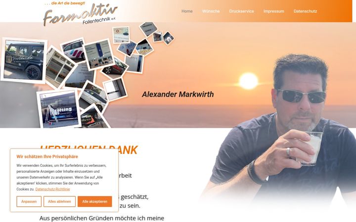 Screenshot of formaktiv.de