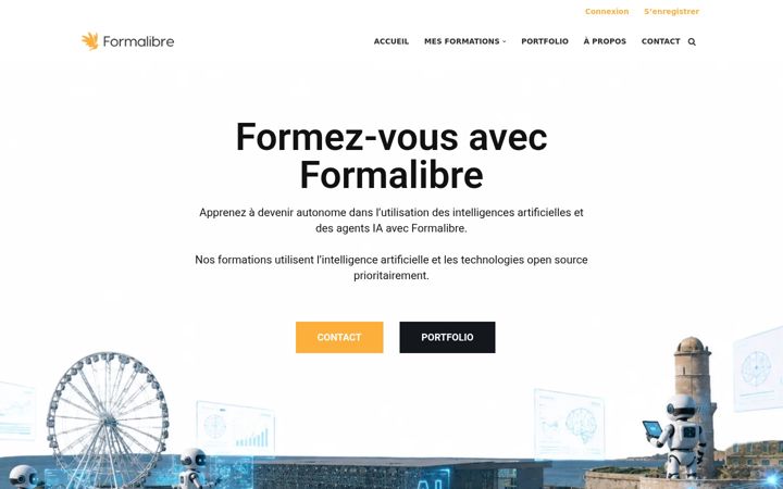 Screenshot of formalibre.org