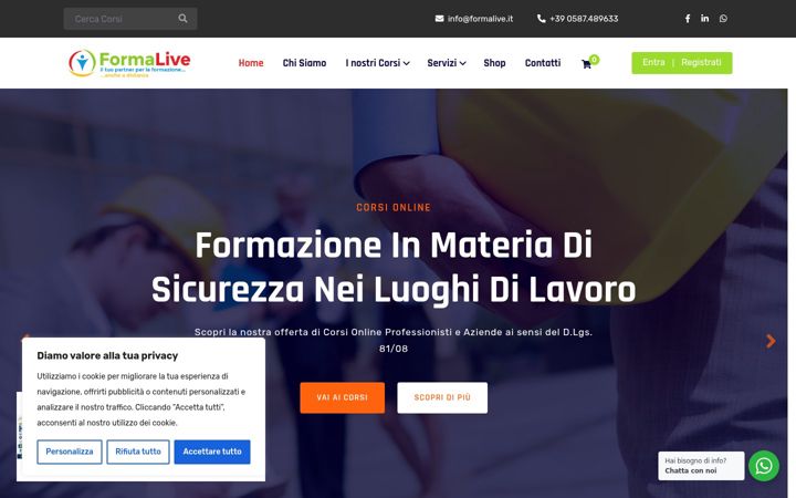 Screenshot of formalive.it