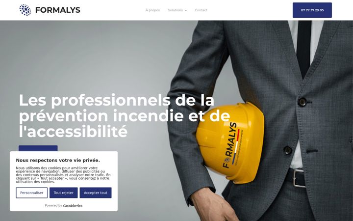 Screenshot of formalys.com