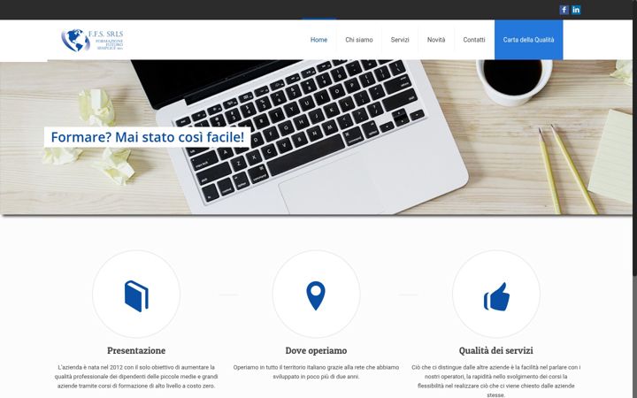 Screenshot of formaprof.it