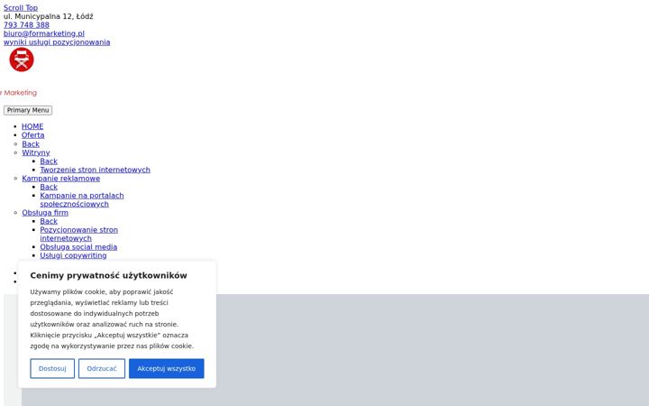 Screenshot of formarketing.pl