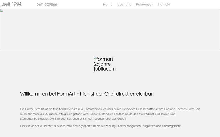 Screenshot of formart-gmbh.de