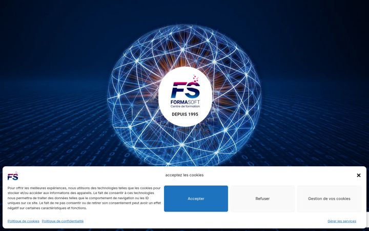 Screenshot of formasoft.fr