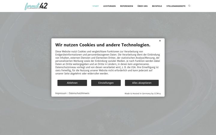 Snímek obrazovky format-42.de