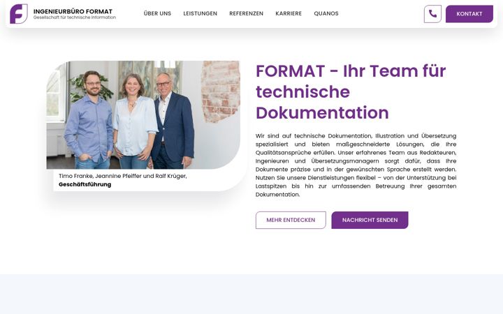 Screenshot of format-docu.de