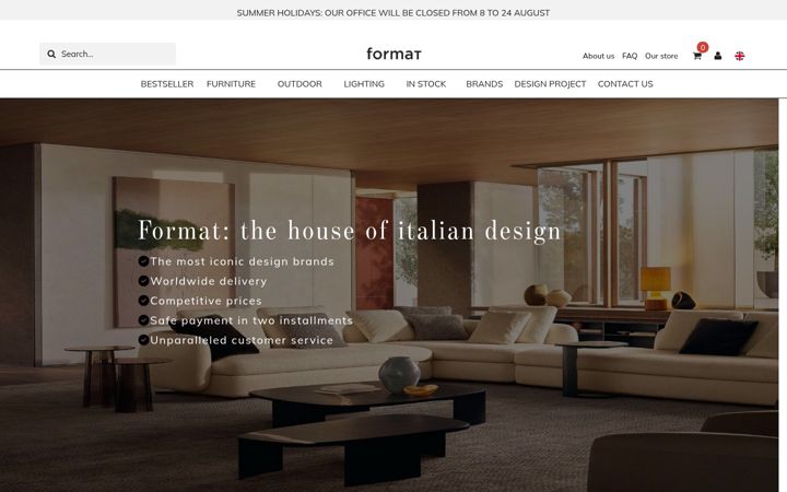 Screenshot of format-store.com