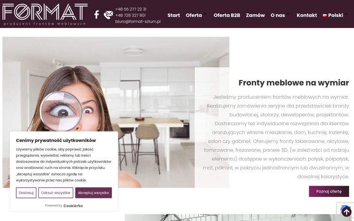 Screenshot of format-sztum.pl