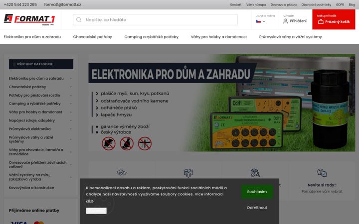 Screenshot of format1.cz