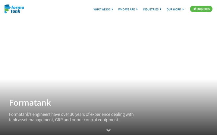 Screenshot of formatank.com
