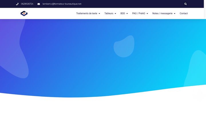 Screenshot of formateur-bureautique.net