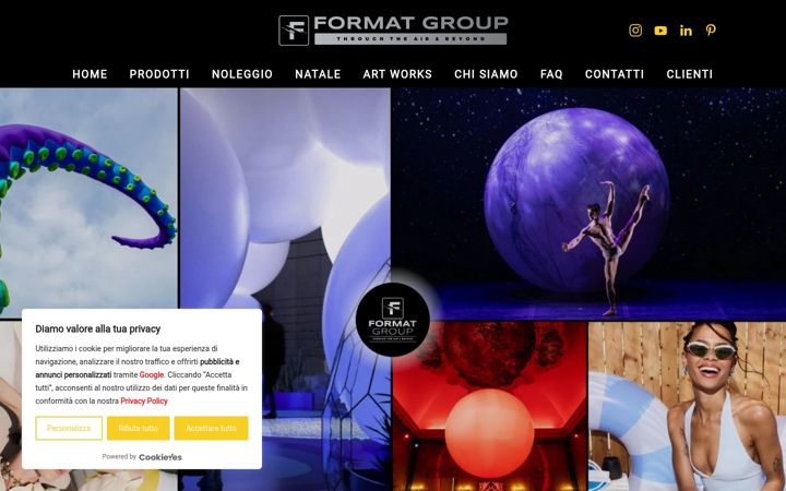 Screenshot of formatgonfiabilipubblicitari.it
