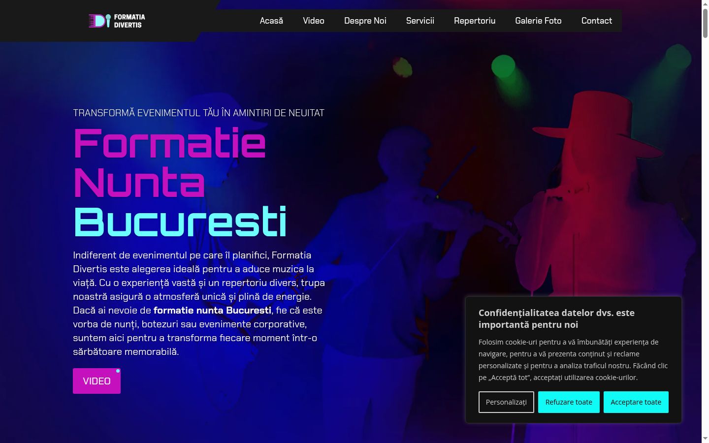 Screenshot tal-banner tal-kunsens muri qabel kwalunkwe interazzjoni