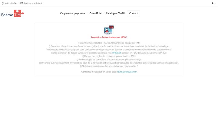 Screenshot of formatim.fr