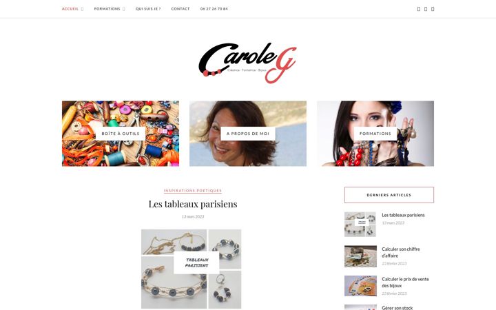 Screenshot of formation-bijou-fantaisie.fr