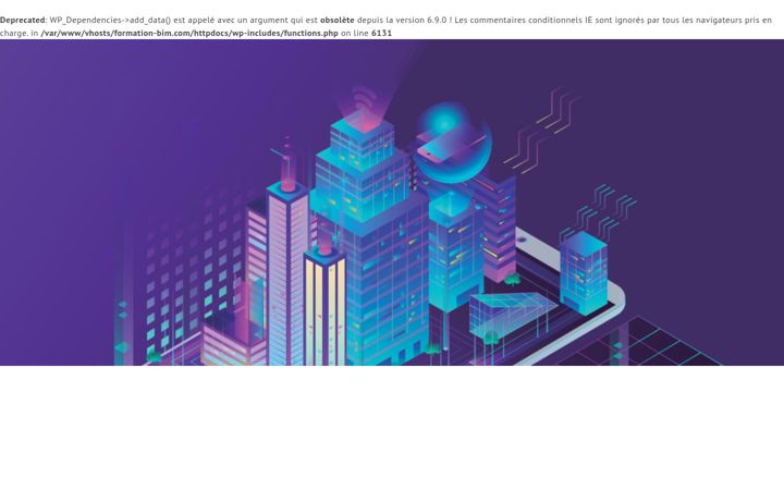 Screenshot of formation-bim.com