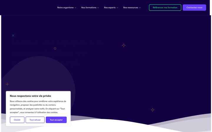 Screenshot of formation-communication.fr