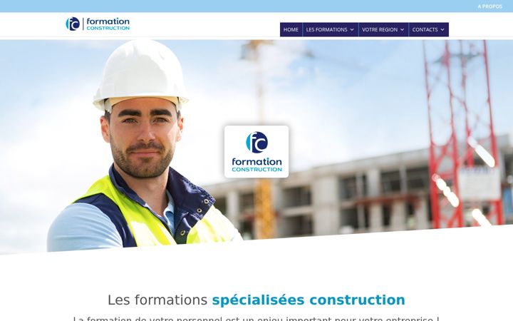 Zrzut ekranu formation-construction.be