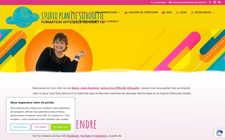 Screenshot of formation-decoupe.fr