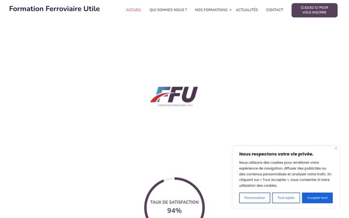 Screenshot of formation-ferroviaire-utile.com