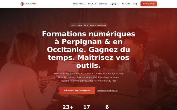 Screenshot of formation-net.fr